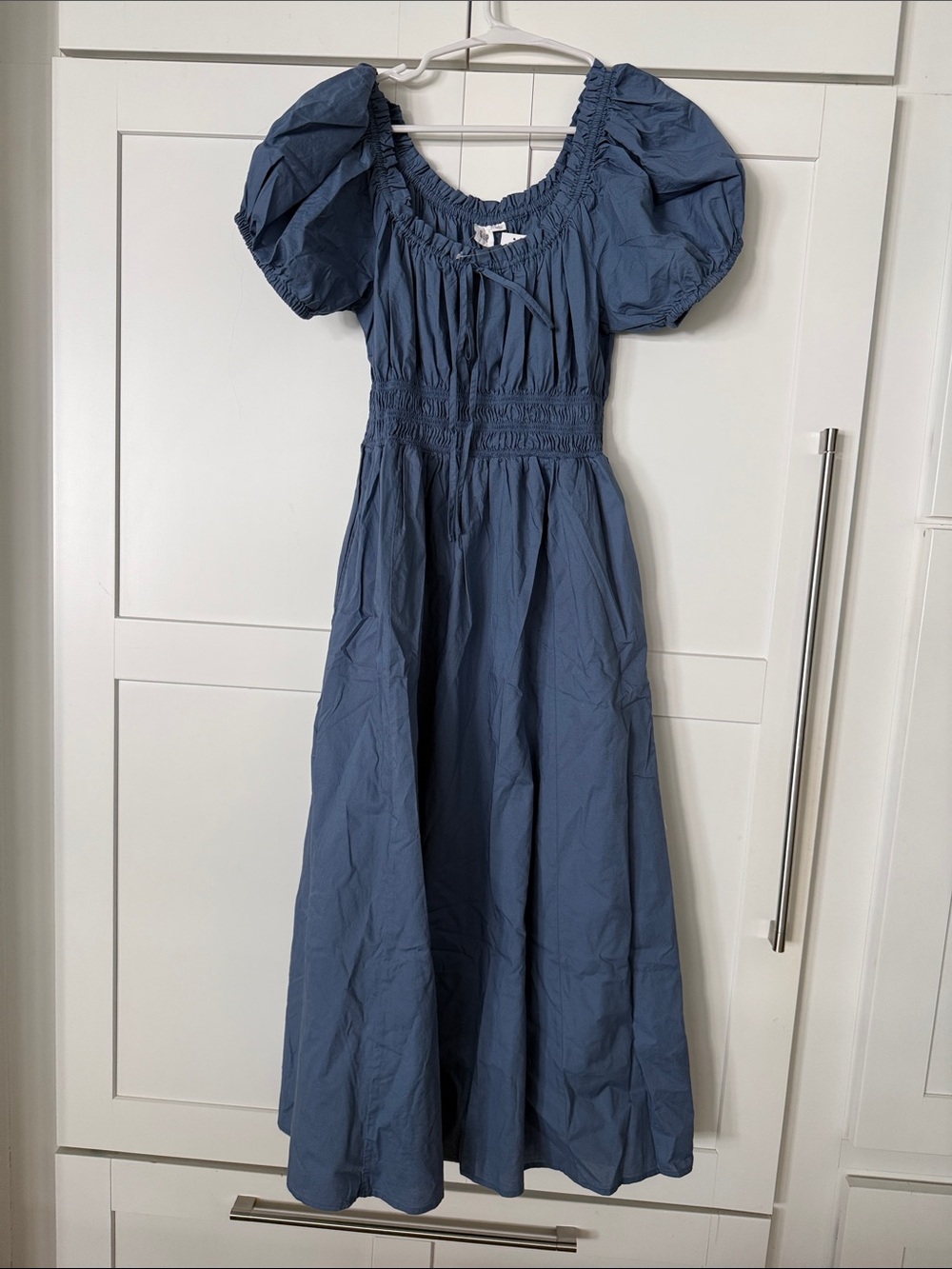 GAP Light Blue Elastic-Waist Dress